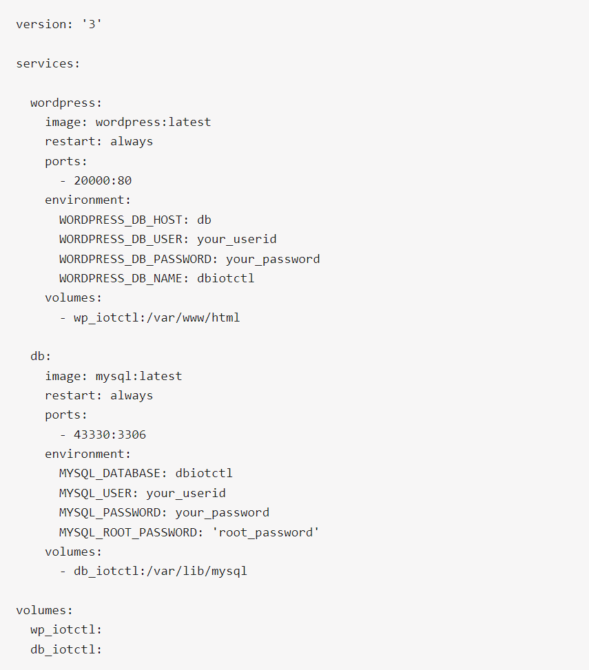 Portainer Stack 部署畫面