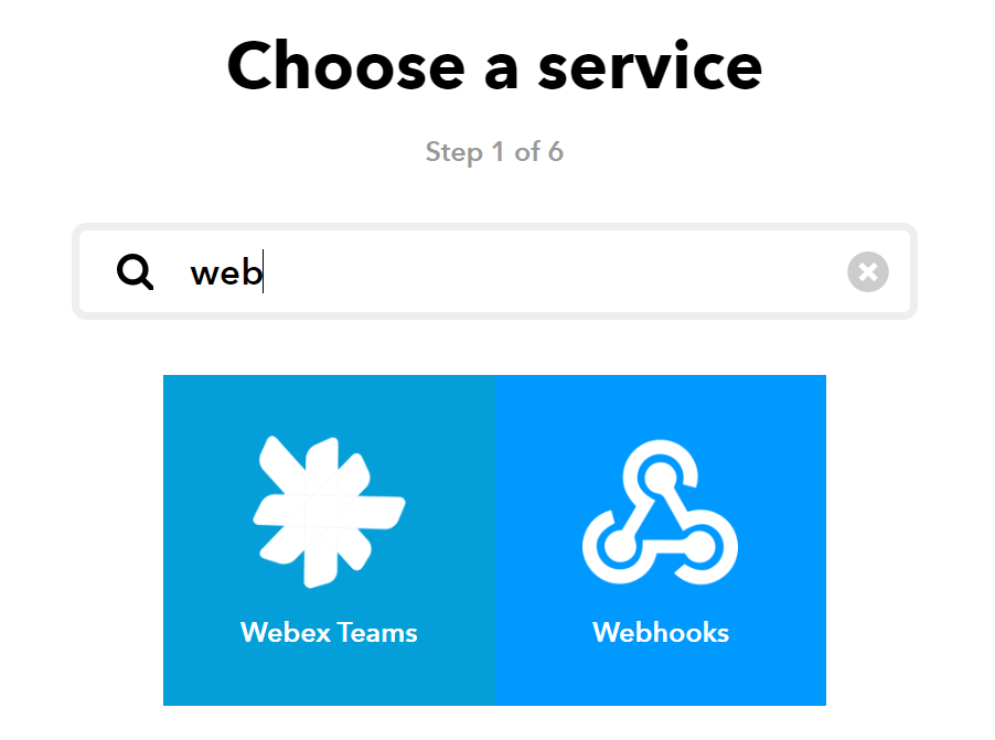 選擇 Webhooks