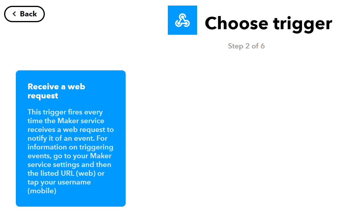 Receive web request