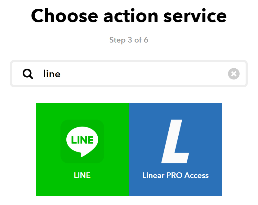 選擇 Line