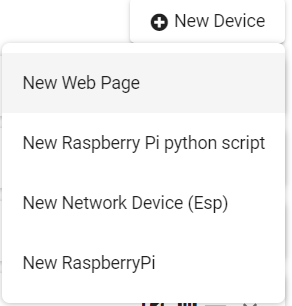 新增 Web 設備